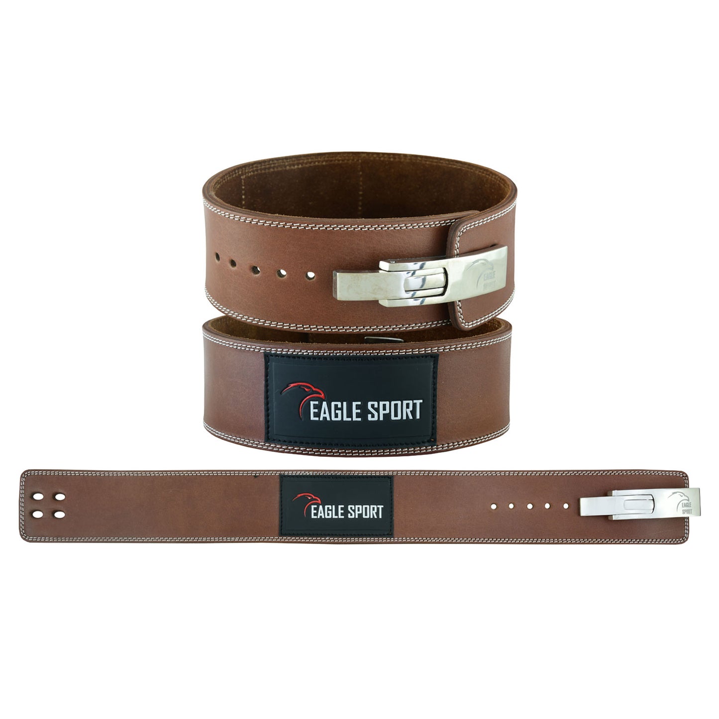 3 Layers cowhide leather weightlifting belt