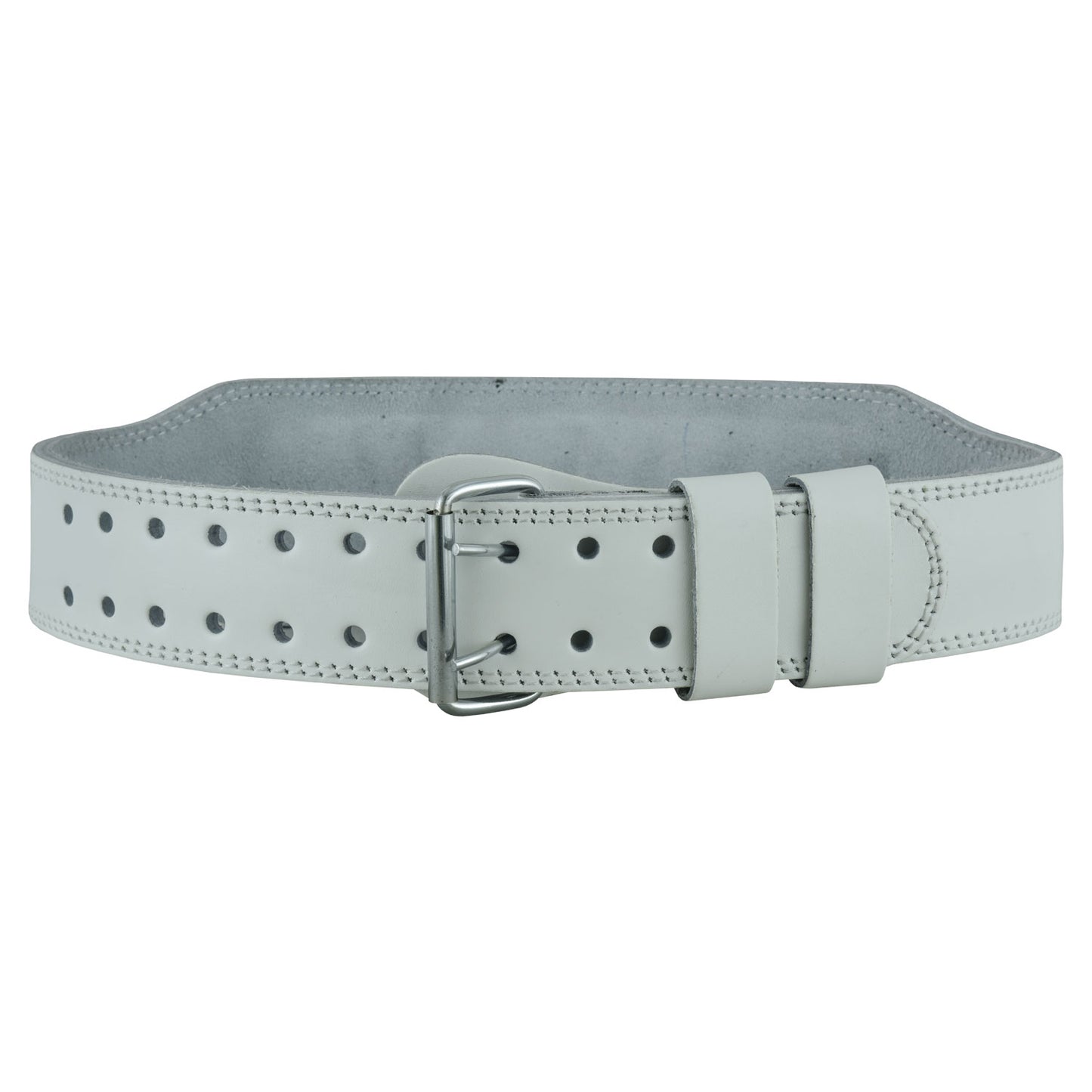 Cowhide leather weightlifting belt