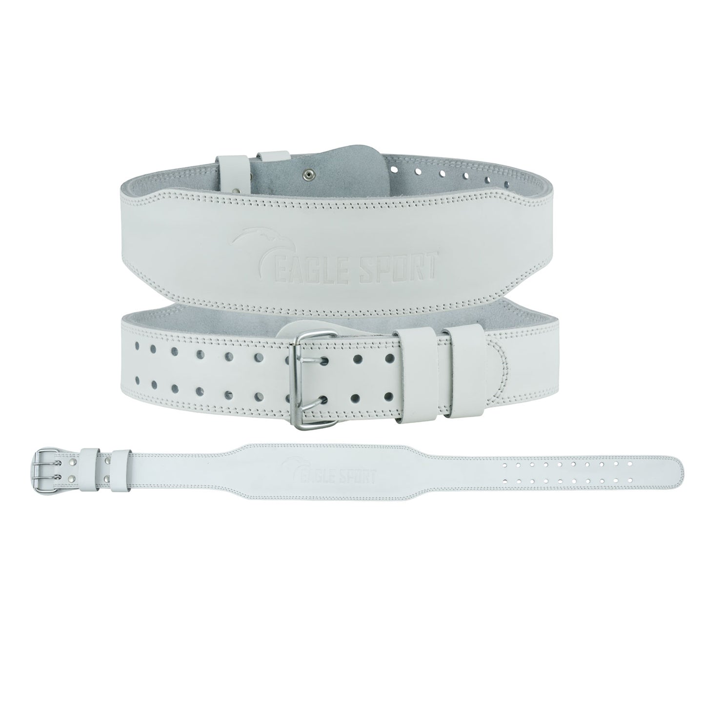 Cowhide leather weightlifting belt