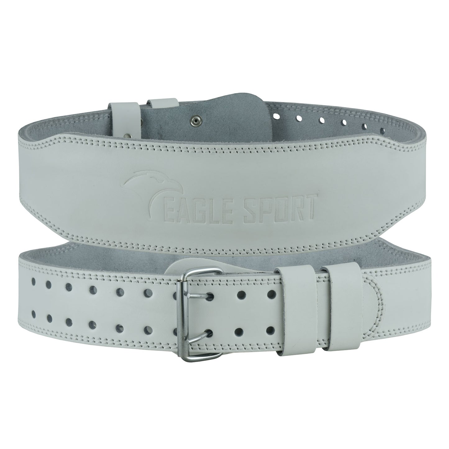 Cowhide leather weightlifting belt